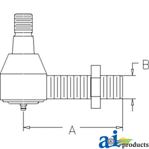 UJD00976    Tie Rod---Replaces LVA10728